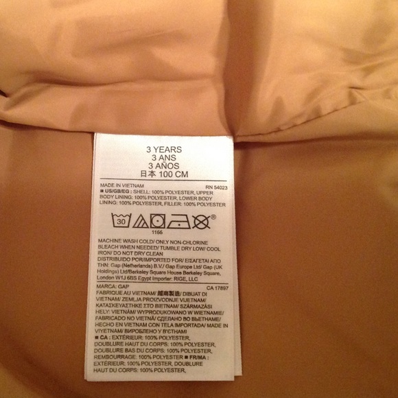 NWT Baby GAP Puffer Vest - Picture 5 of 5